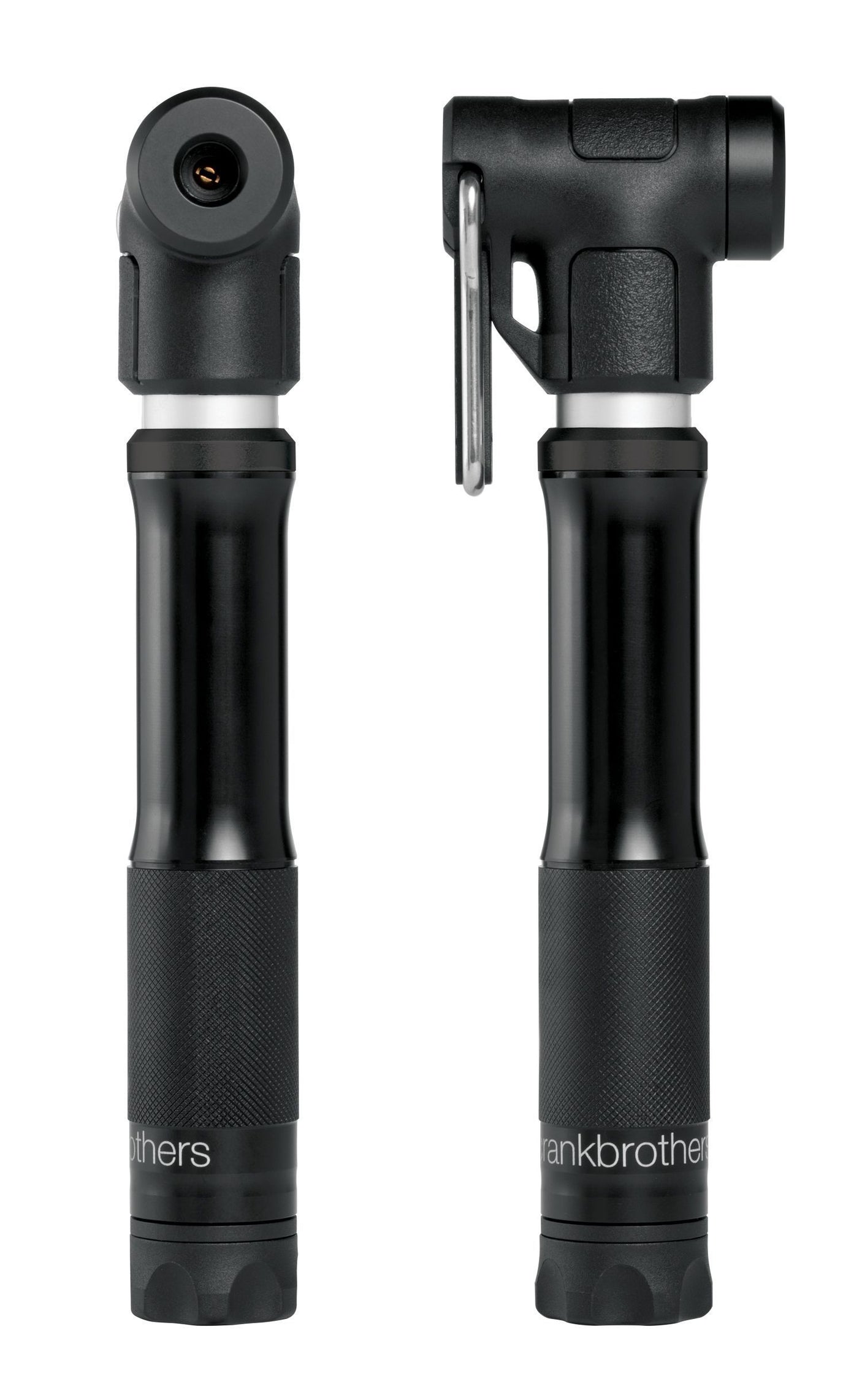 Crankbrothers Sterling S Handpumpe inkl. Rahmenhalter Midnight Editionblack