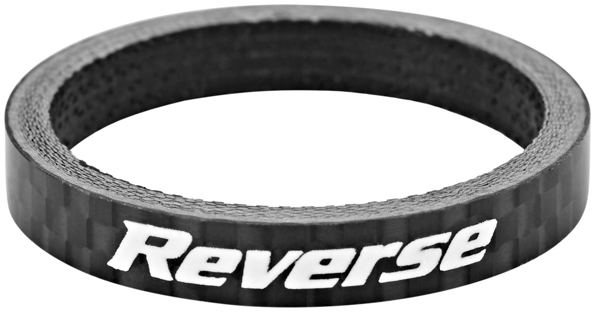 Reverse Spacer 5mm Carbon 1 1/8" schwarz