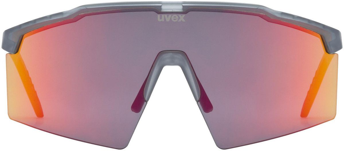 uvex Flowline Radbrille Smoke Mat / Mirror Red