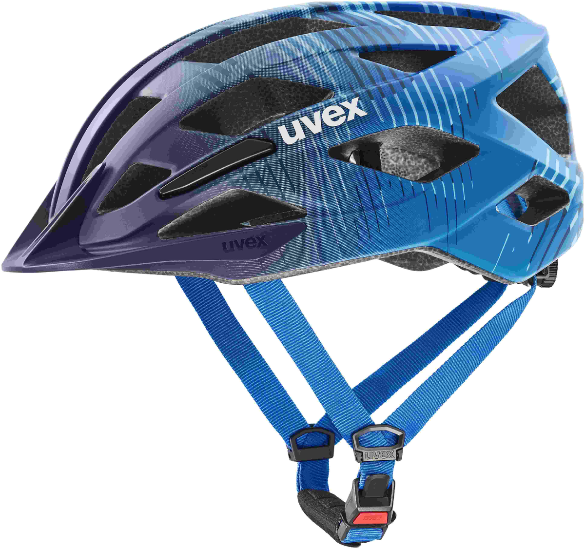 uvex Air Wing 2 Cc Kinderhelm Dusk-Bubble Blue Matt