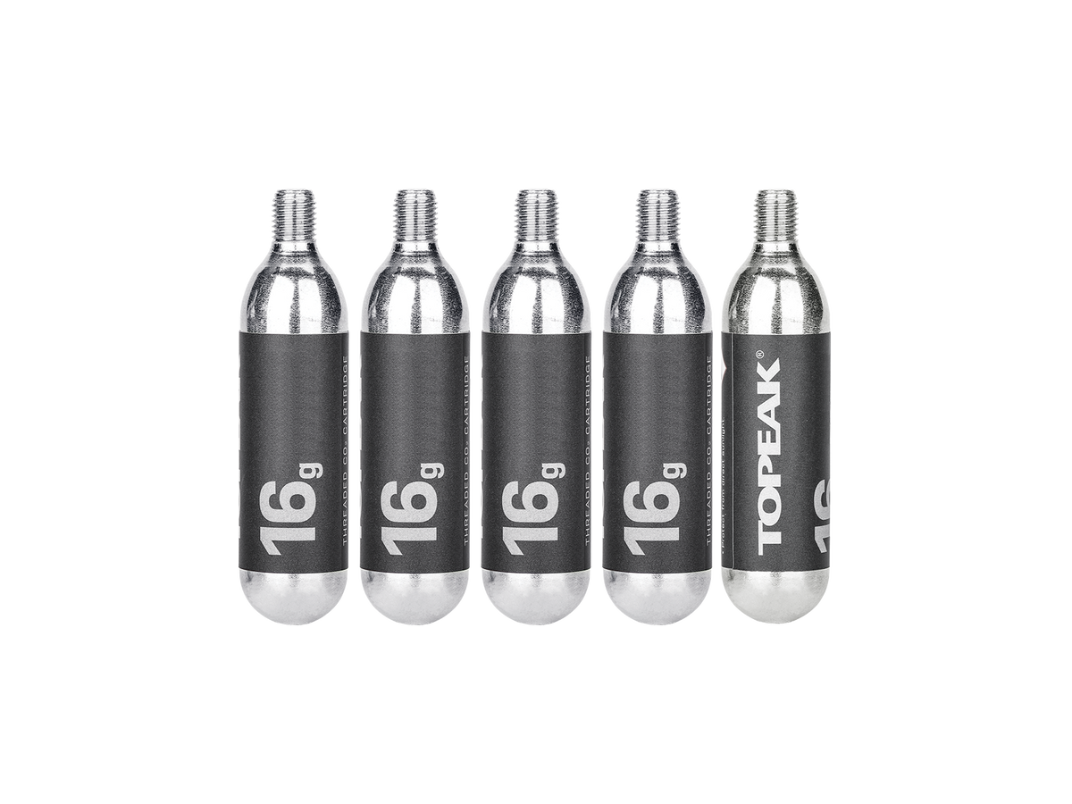 Topeak CO2 Kartusche mit Gewinde 16g 5 Stück