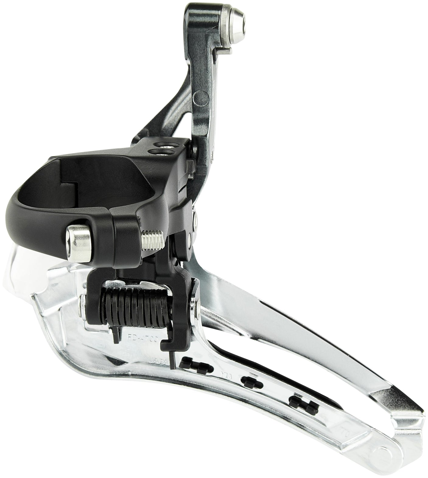 Shimano Tiagra FD-4700 Umwerfer 2x10-fach Schelle Down-Pull grau