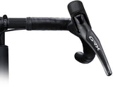 Shimano GRX ST-RX820-LA/BR-RX820 Scheibenbremsset Vorne Flat Mount für Vario-Sattelstütze grau/schwarz