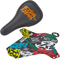 Reverse Nico Vink Shovel & Shred Sattel schwarz/orange – aktuelle Variante