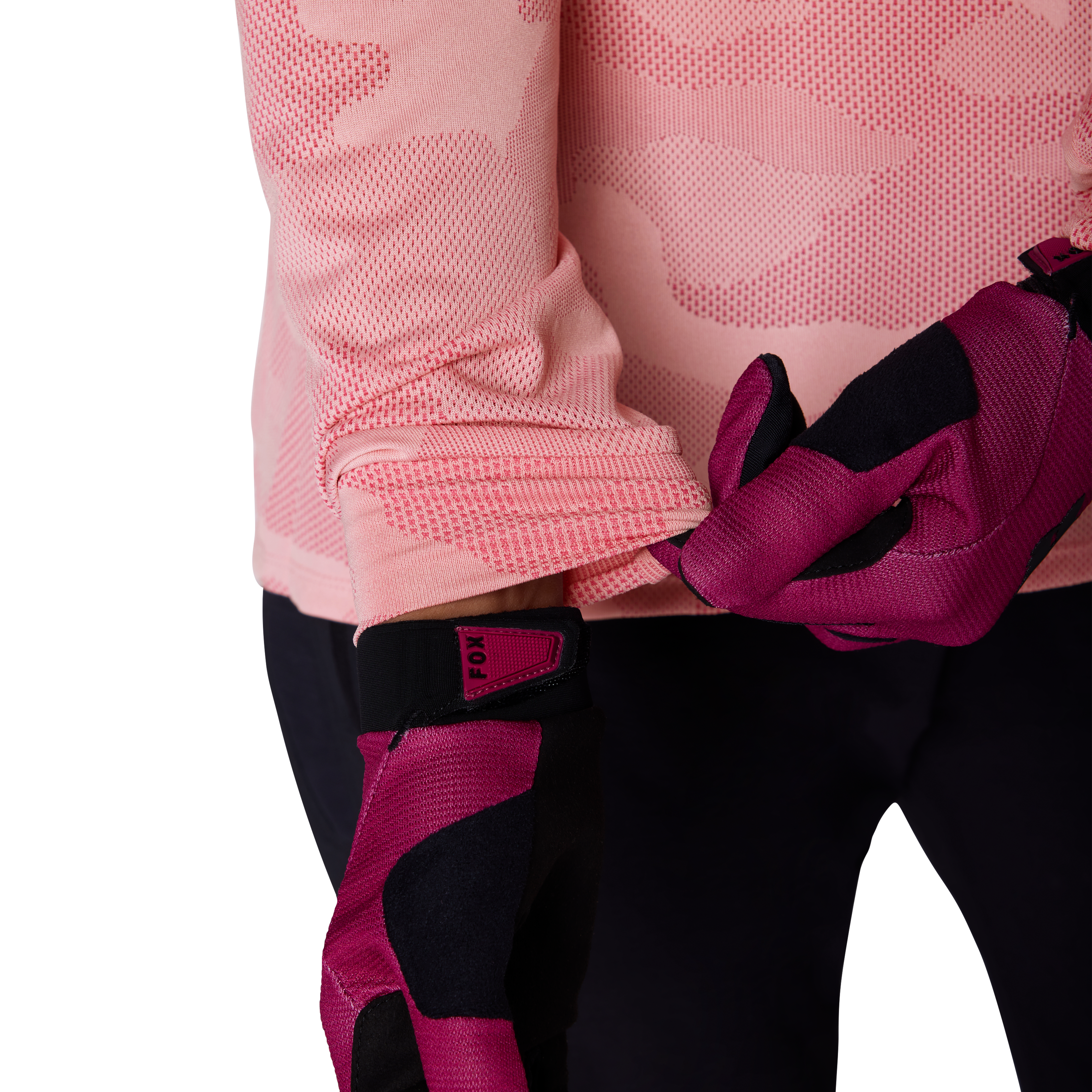 Fox W Ranger Tru Dri LS Jersey Berry