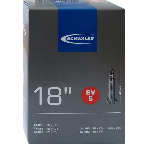 Schwalbe Nr. 5 Schlauch 18" 32/47-355/400