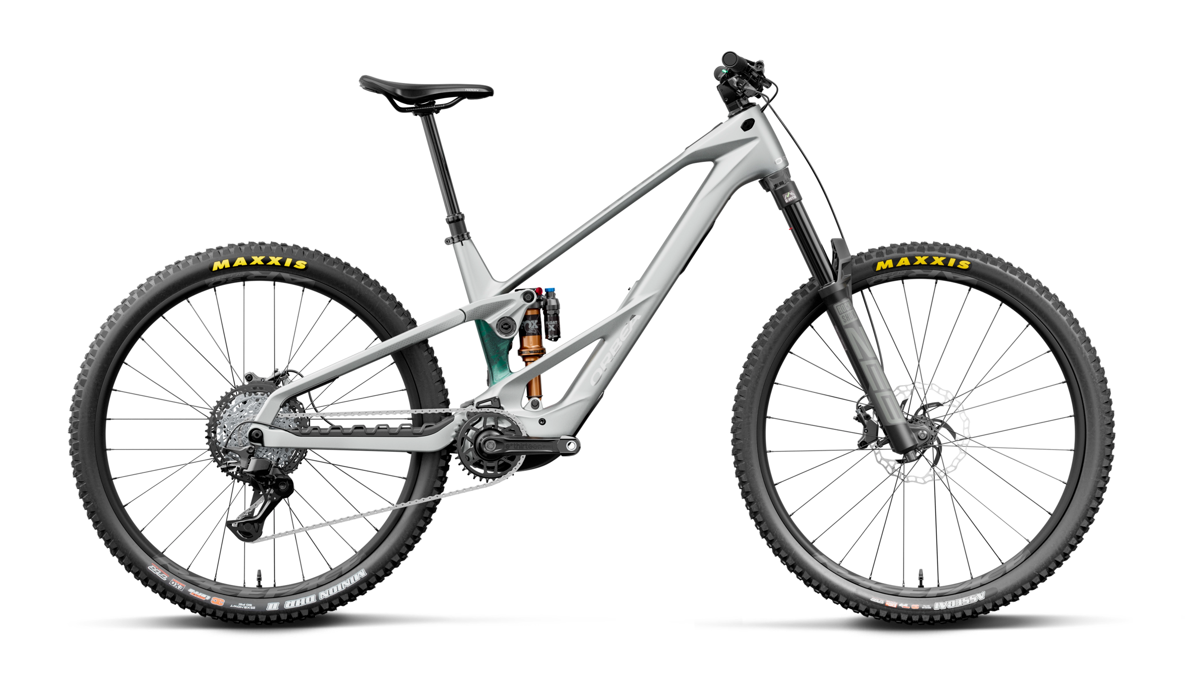 Orbea WILD LT M20 Smooth Silver (Matt) - Escape Green C. View (Gloss) (2027)