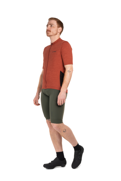 Cube GRAVEL Trikot Full Zip CARGO kurzarm red