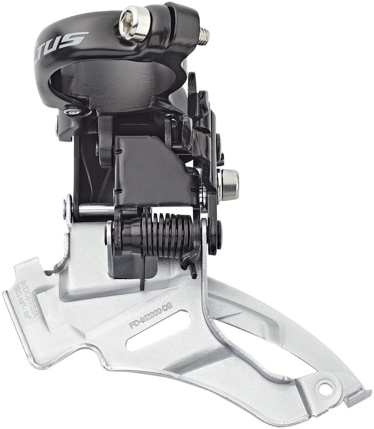 Shimano Altus FD-M2000 Umwerfer 3x9-fach Down Swing Schelle hoch silber/schwarz