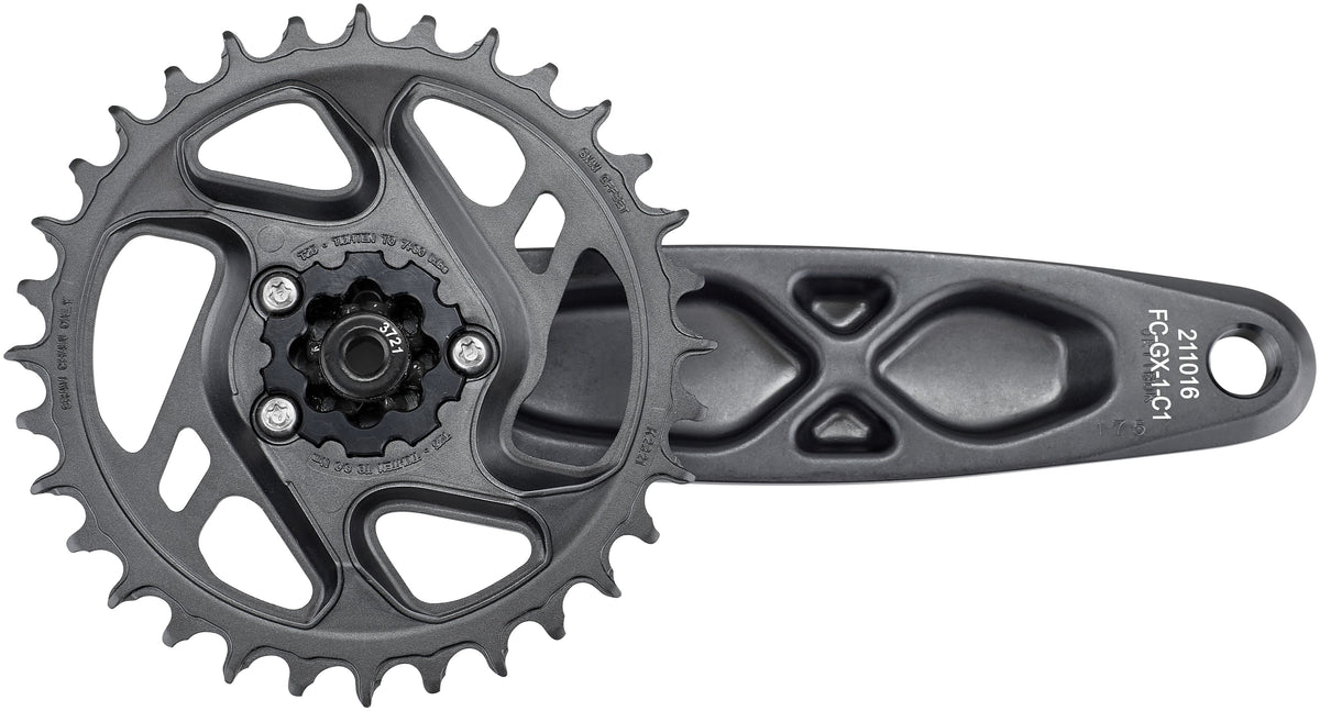 SRAM GX Eagle DUB Kurbelgarnitur 12-fach 32 Zähne DM grau