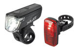 XLC Capella CL-S20 Beleuchtungsset StVZO black/red