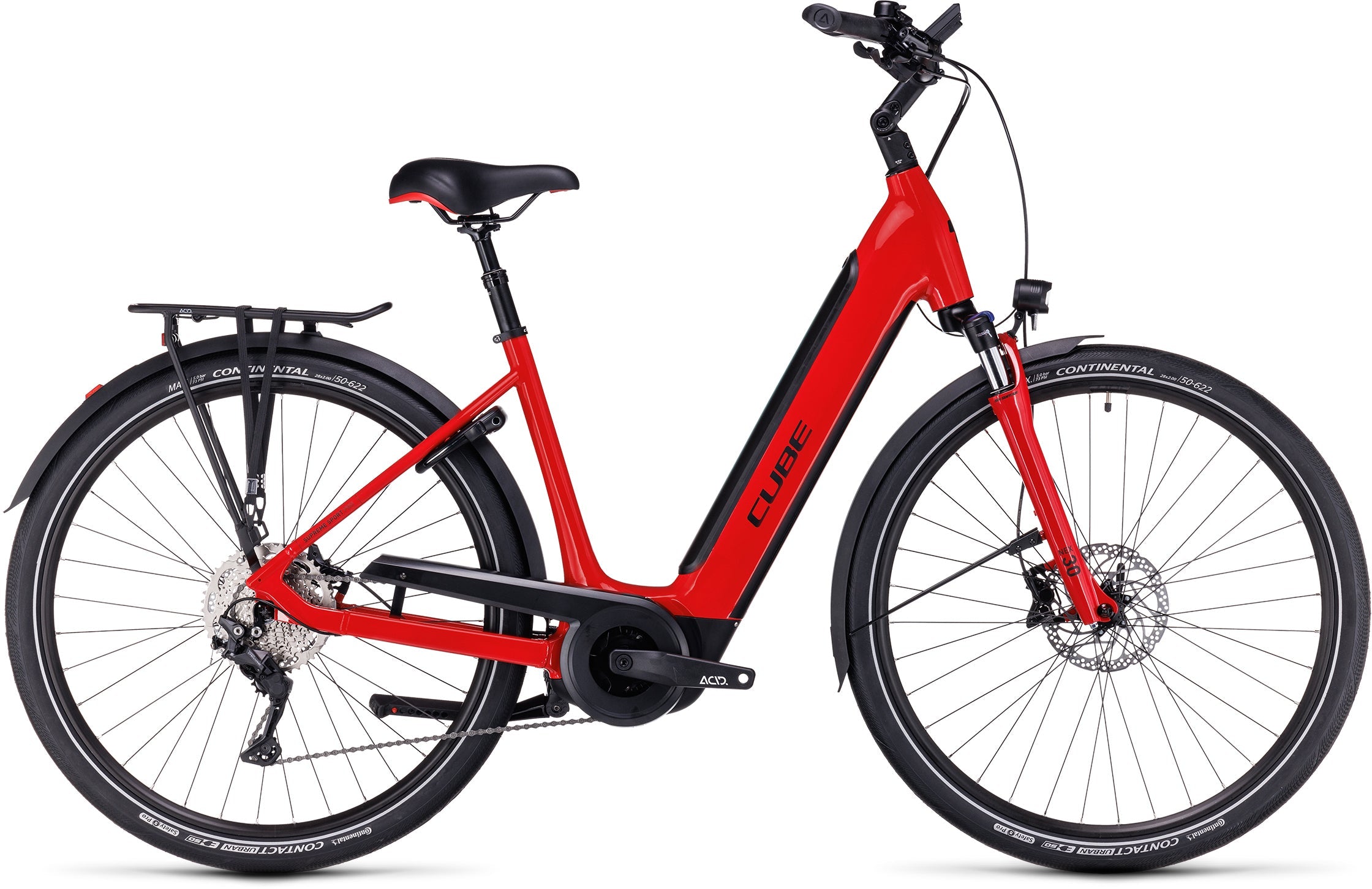 Cube Supreme Sport Hybrid Pro 625 Easy Entry red´n´black (2024)