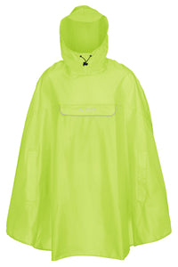 VAUDE Valdipino Poncho | Unisex Regenponcho | gelb – aktuelle Variante