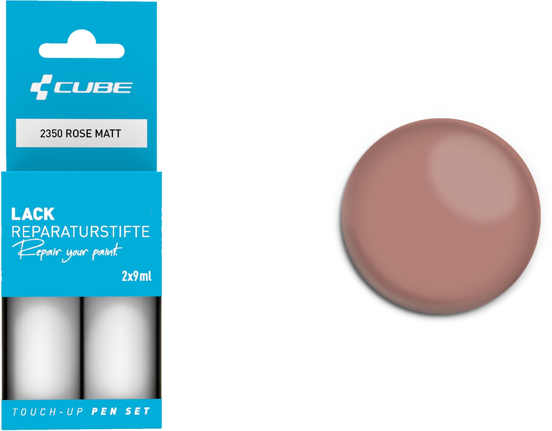 CUBE Lackstift Set ROSE matt 2350