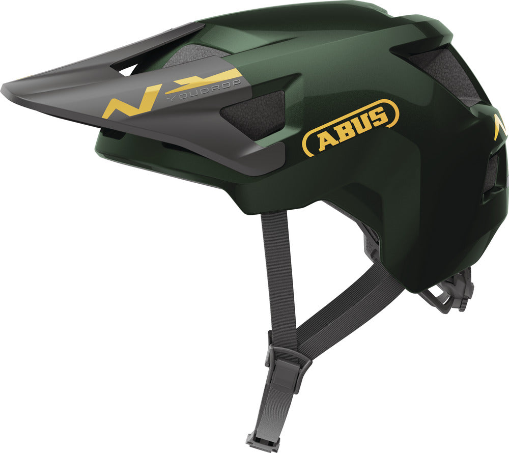 ABUS Youdrop Helm Kids moss grün