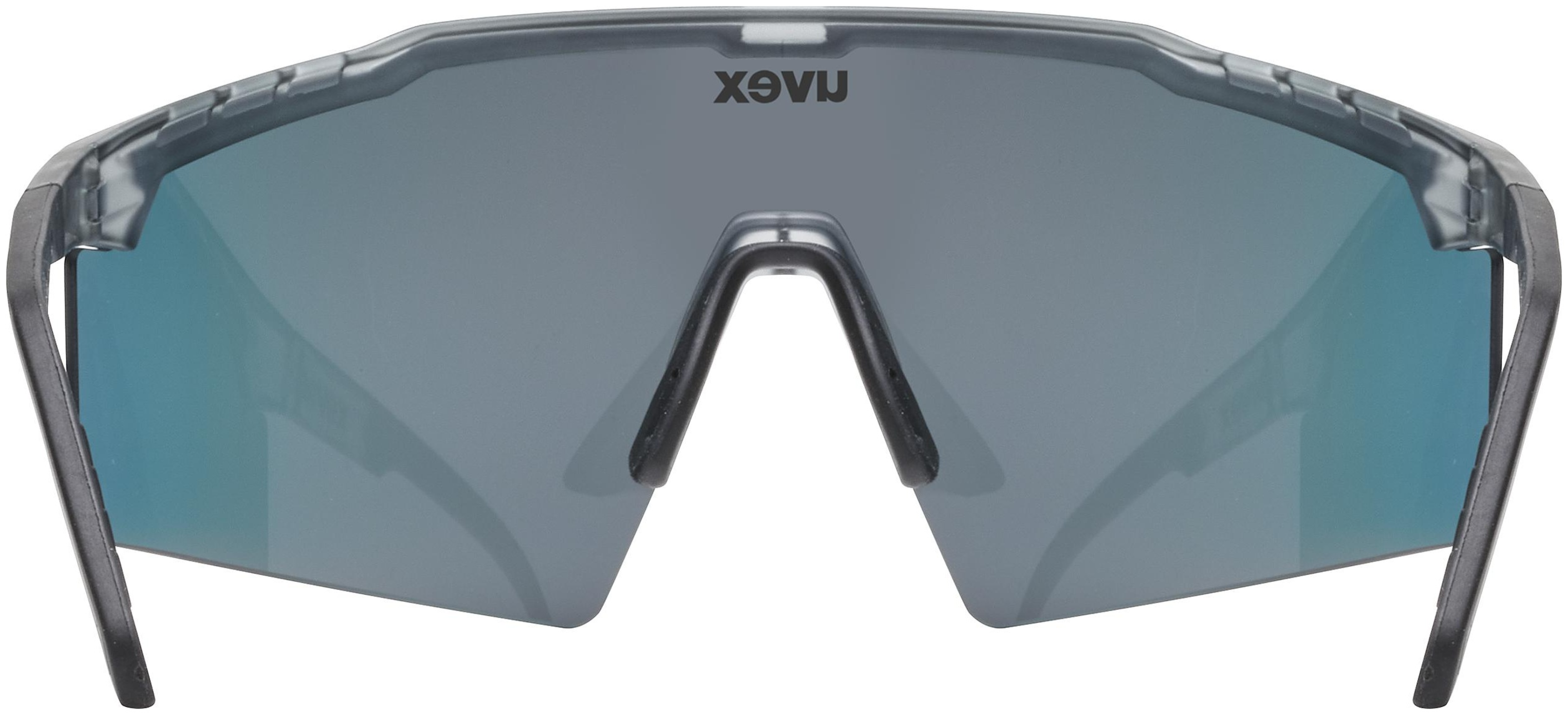 uvex Flowline Radbrille Smoke Mat / Mirror Red