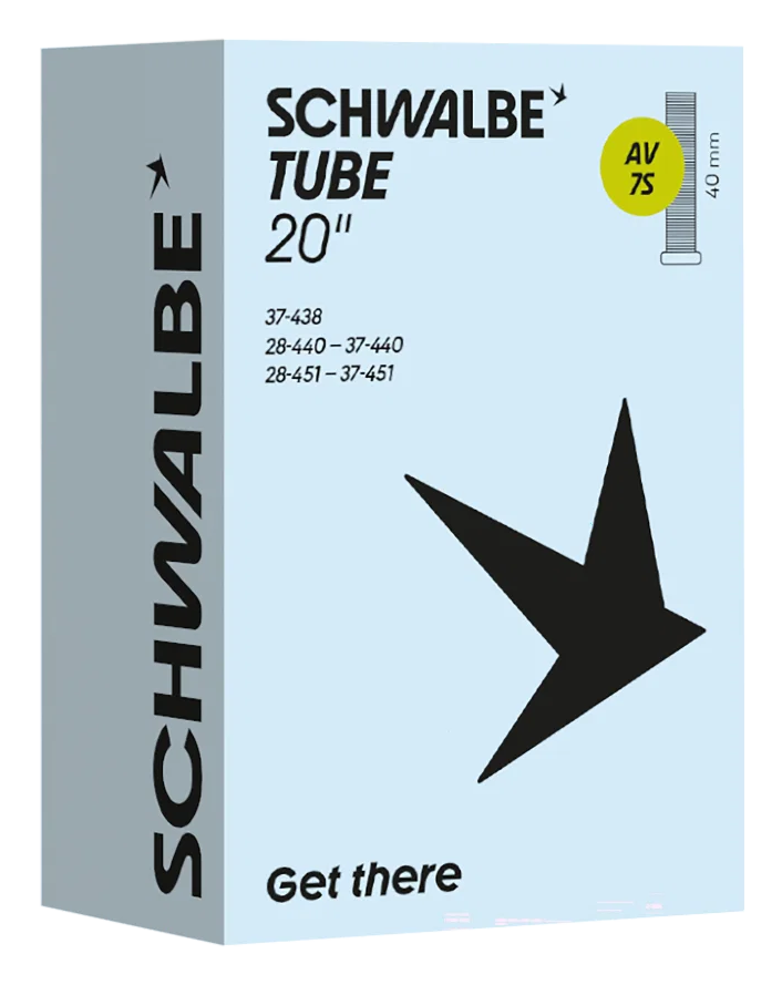 Schwalbe Schlauch Nr. 7S 20" 28/37-438/451 AV