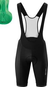 Gonso SITIVO Green M Bib Herren black/bright green