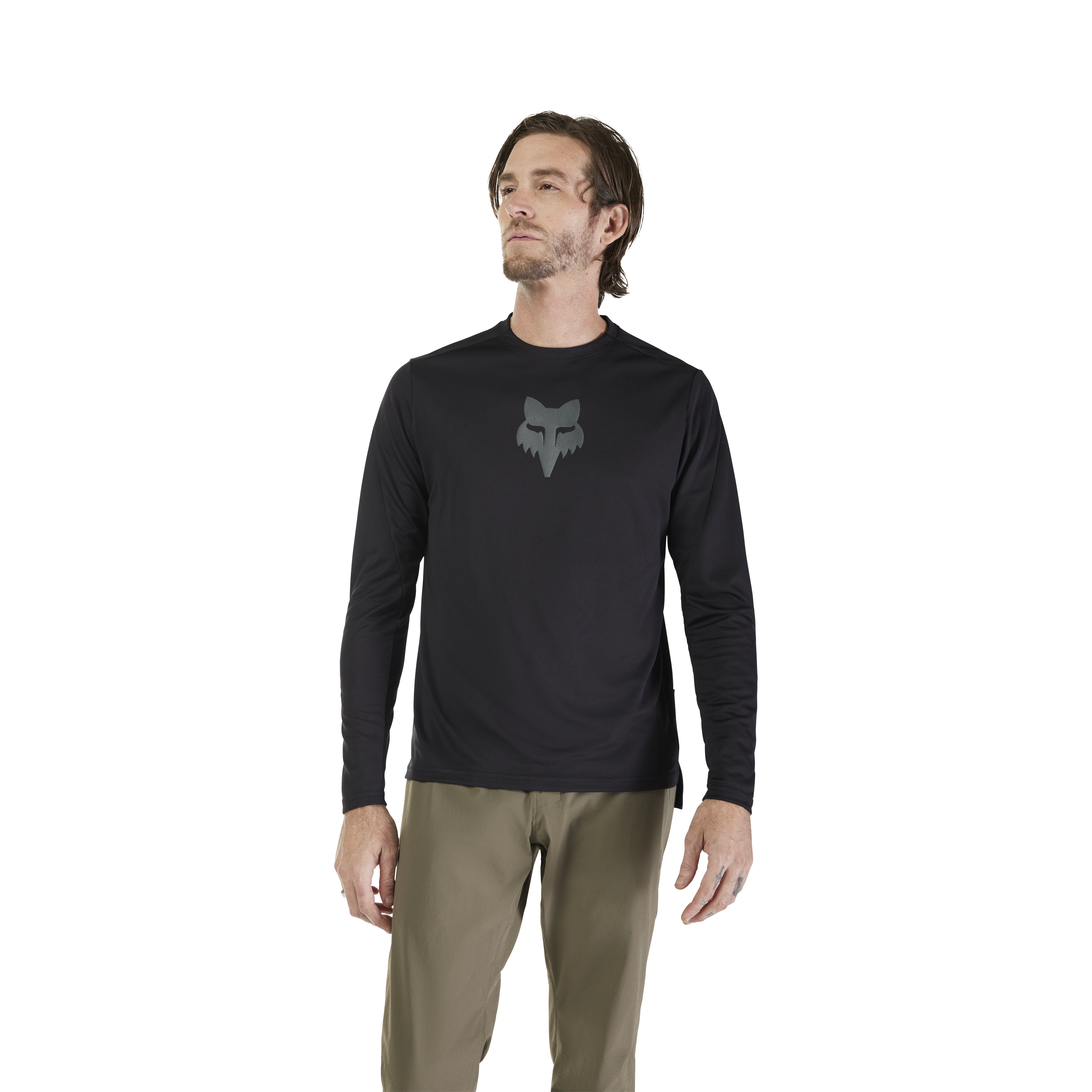 Fox Ranger LS Jersey Head Black