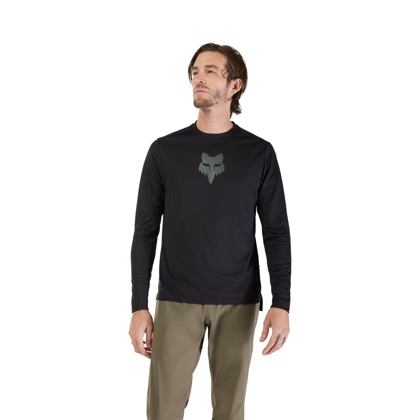 Fox Ranger LS Jersey Head Black