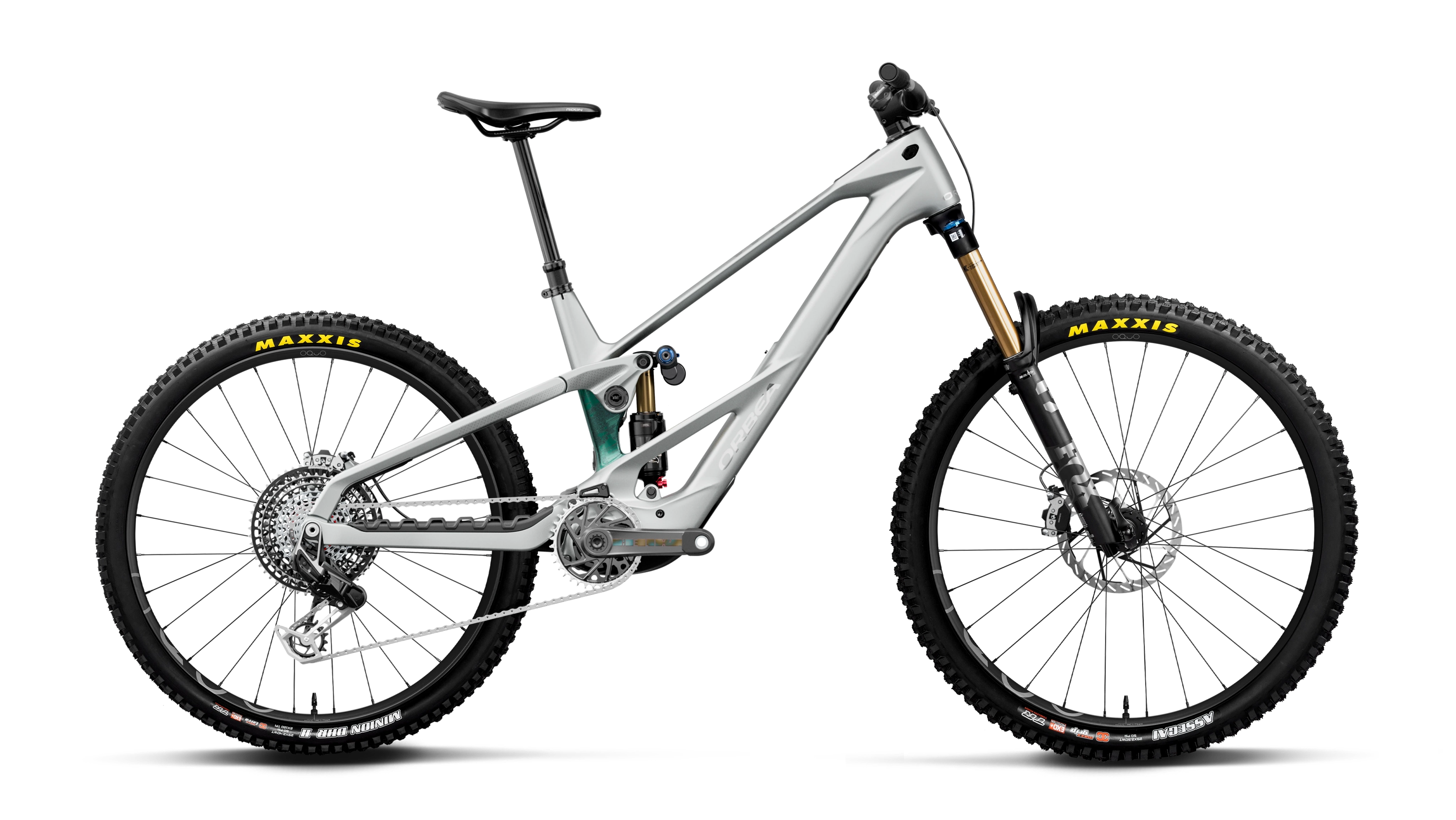 Orbea WILD LT M-LTD RS MULLET Smooth Silver (Matt) - Escape Green C. View (Gloss) (2027)