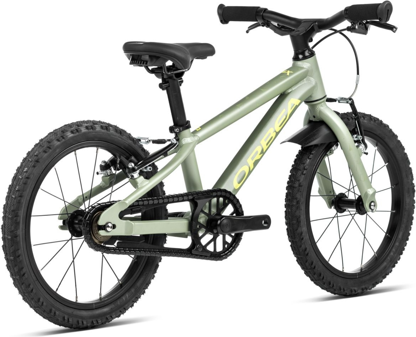 Orbea MX 16 Metallic Green Artichoke (Matt) - Yellow (Matt)