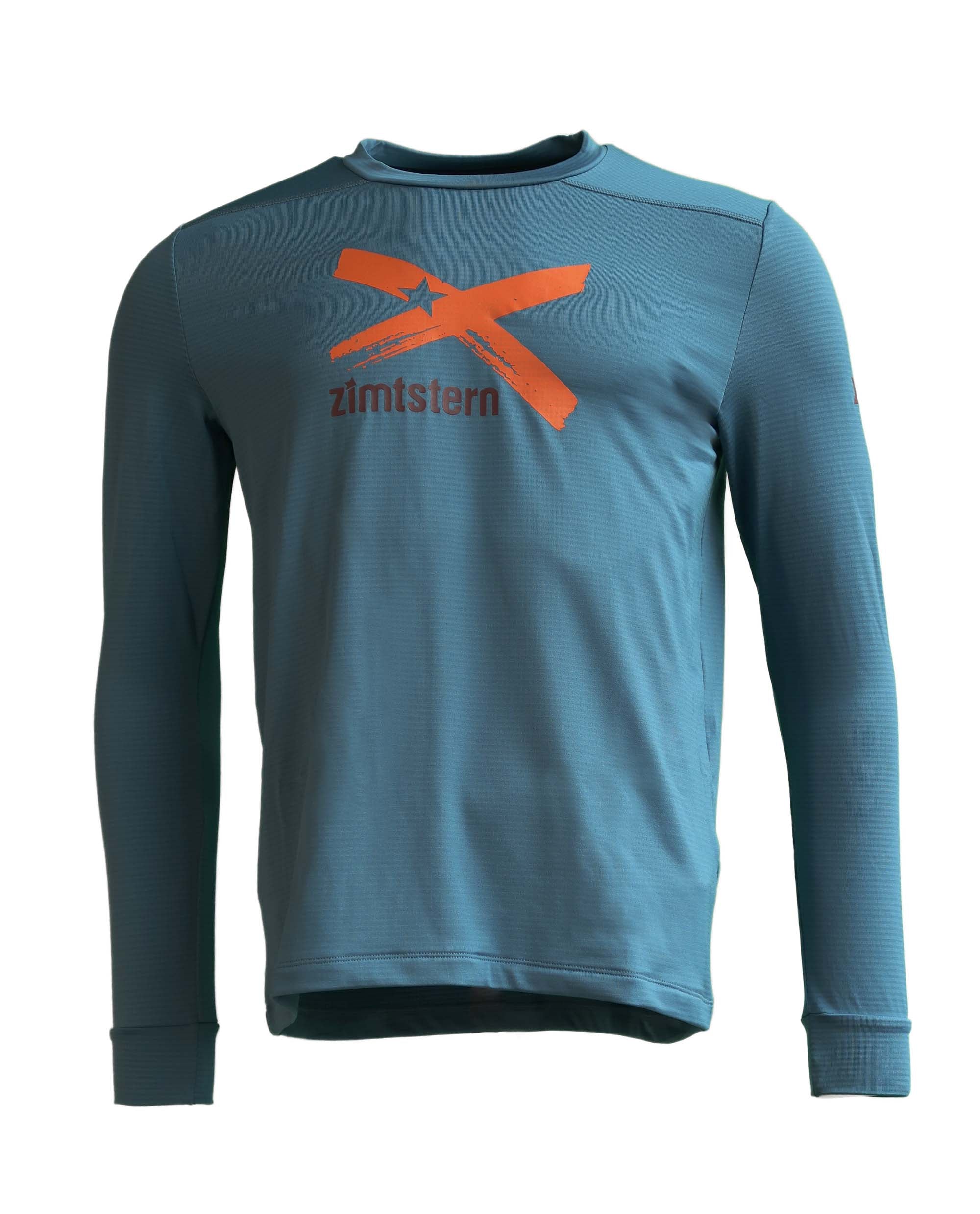 Zimtstern Crewz Shirt LS Men Blue Steel