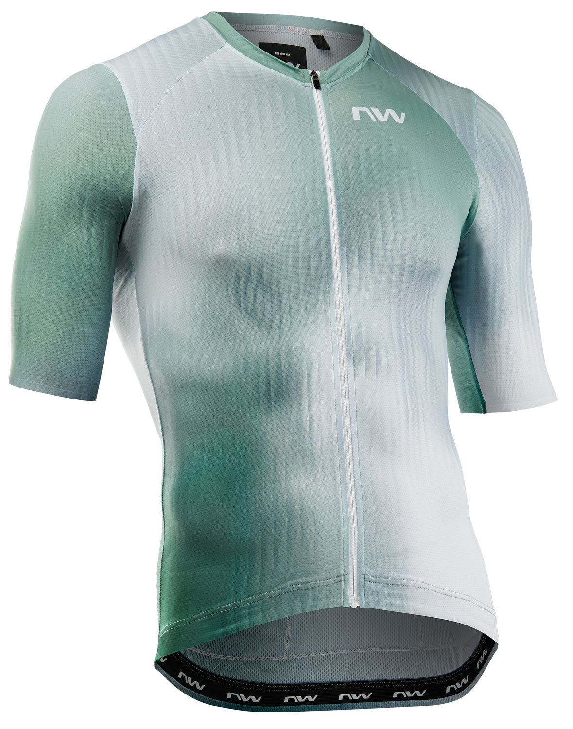Northwave Blade Jersey Short Sleeve White/Sage Green