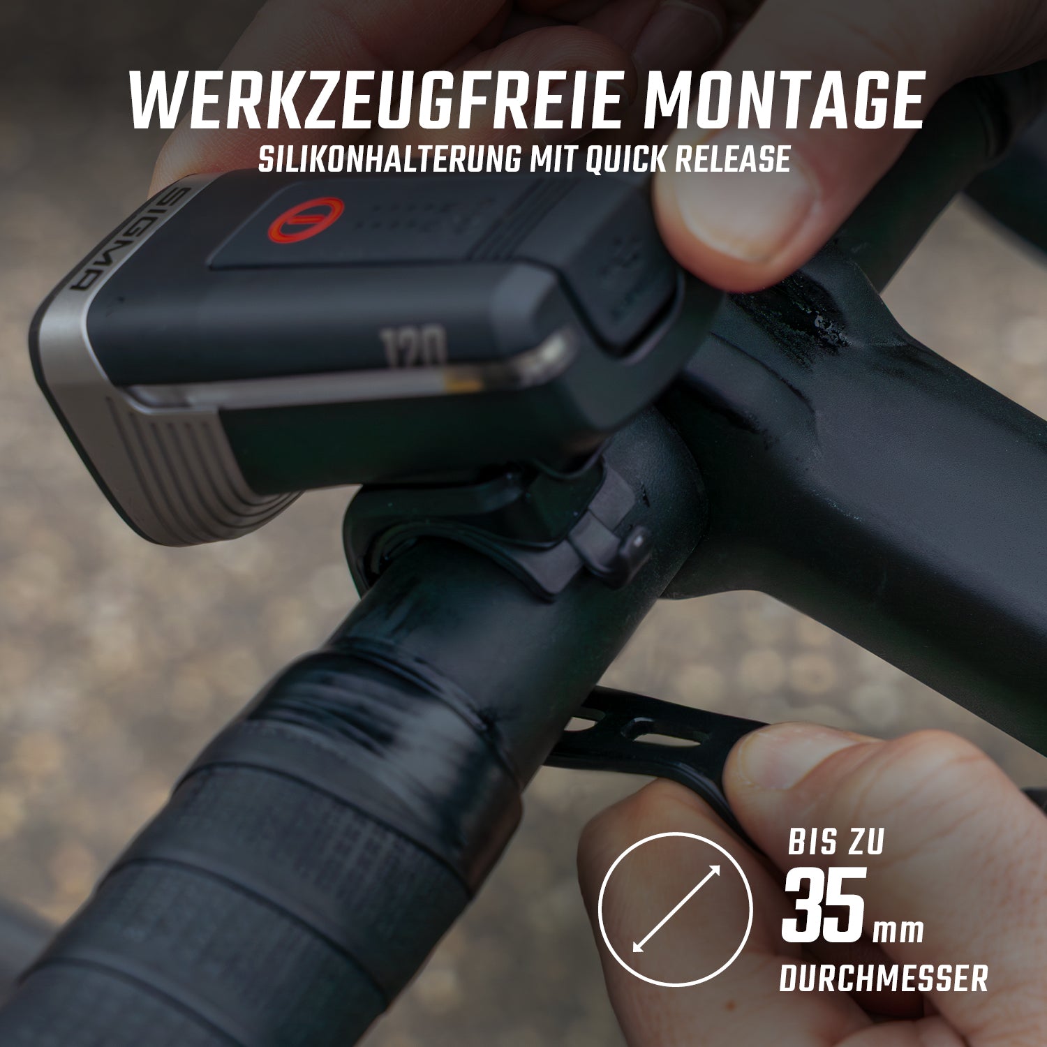 Sigma AURA 120 LINK Frontlicht