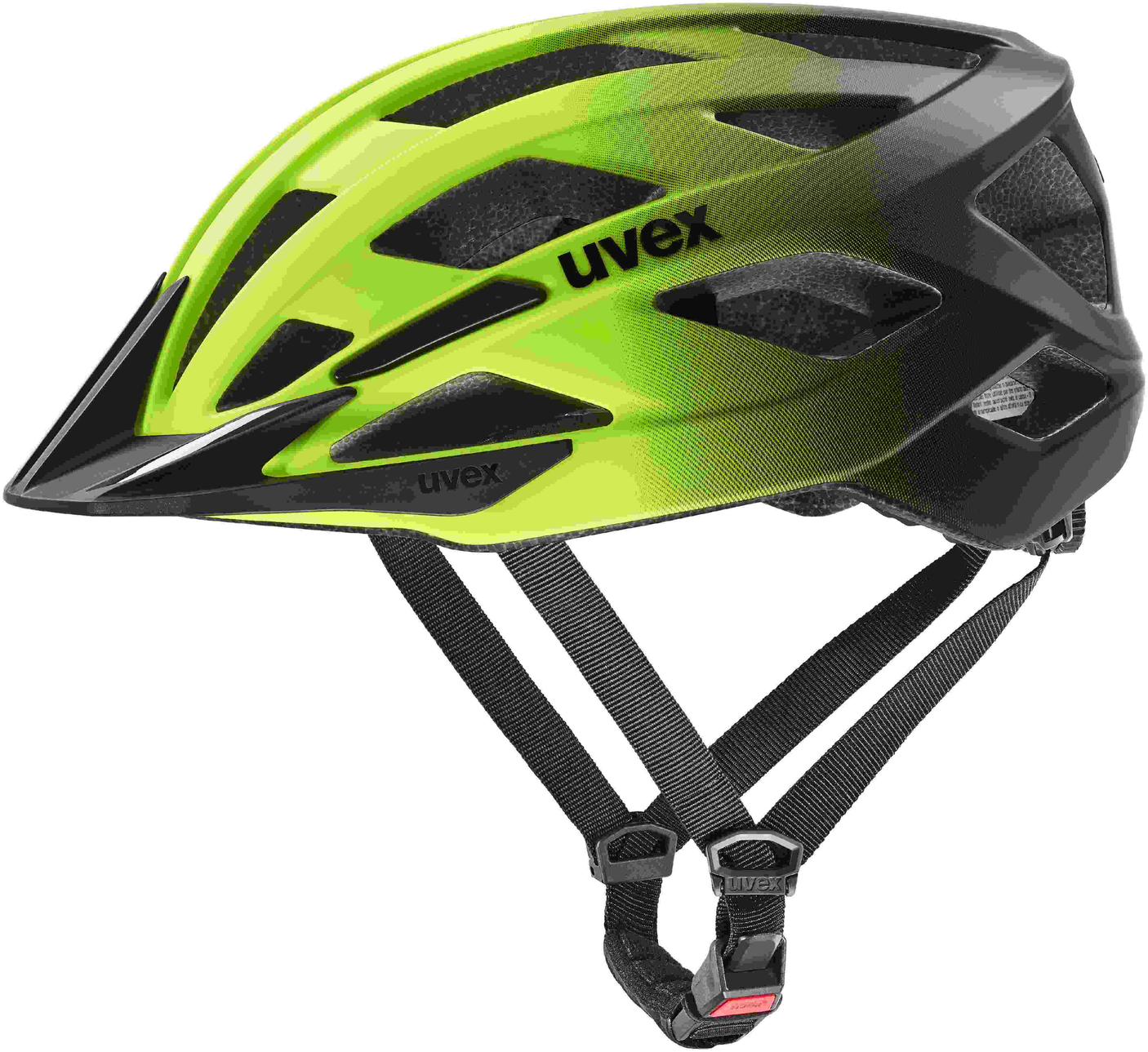 uvex i-vo 2 Helm Neon Yellow-Black Matt