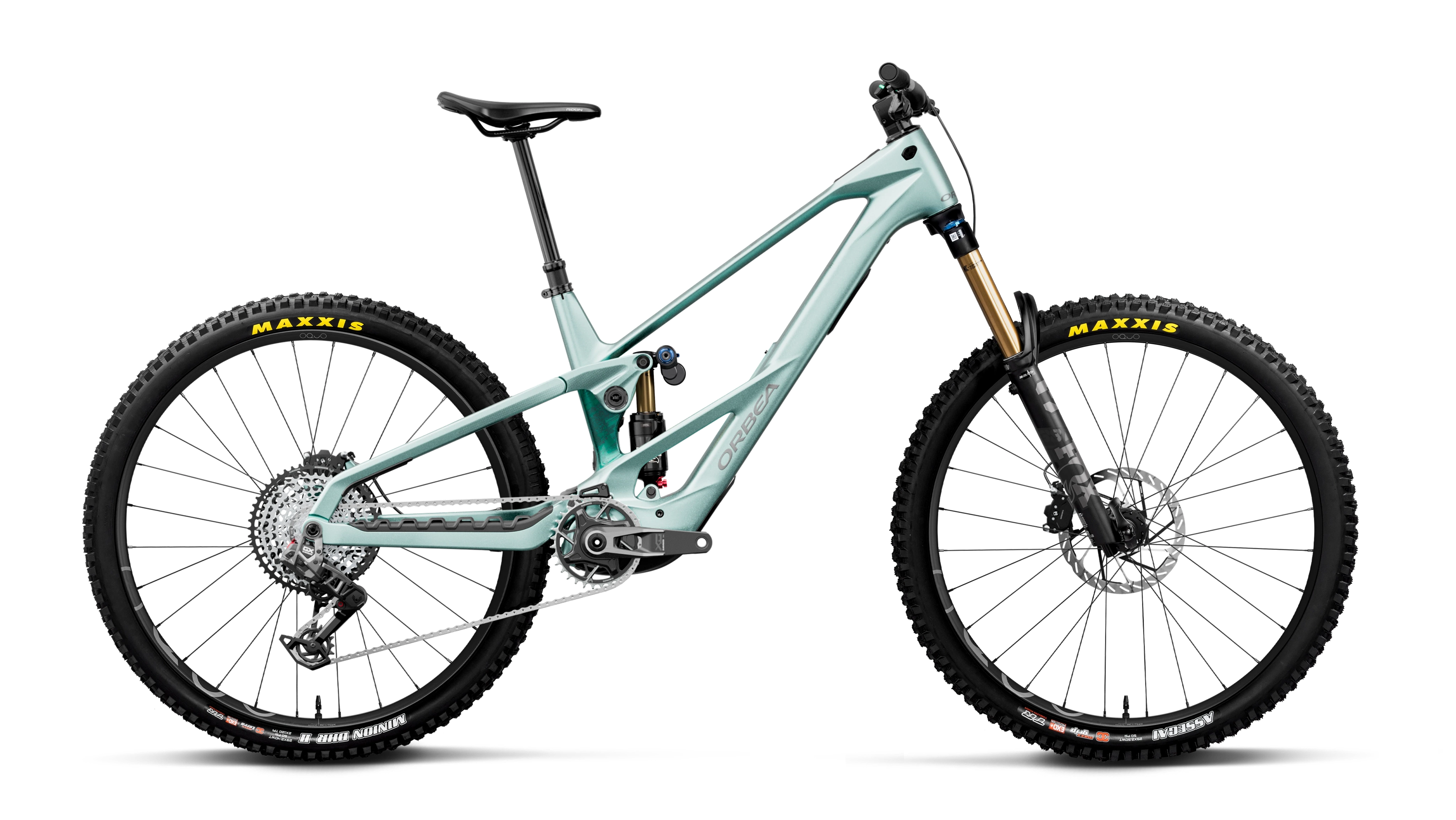 Orbea WILD LT M-TEAM RS Smooth Silver (Matt) - Escape Green C. View (Gloss) (2027)
