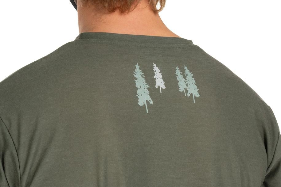 Cube MTB Rundhalstrikot Soft Touch kurzarm olive´n´sage