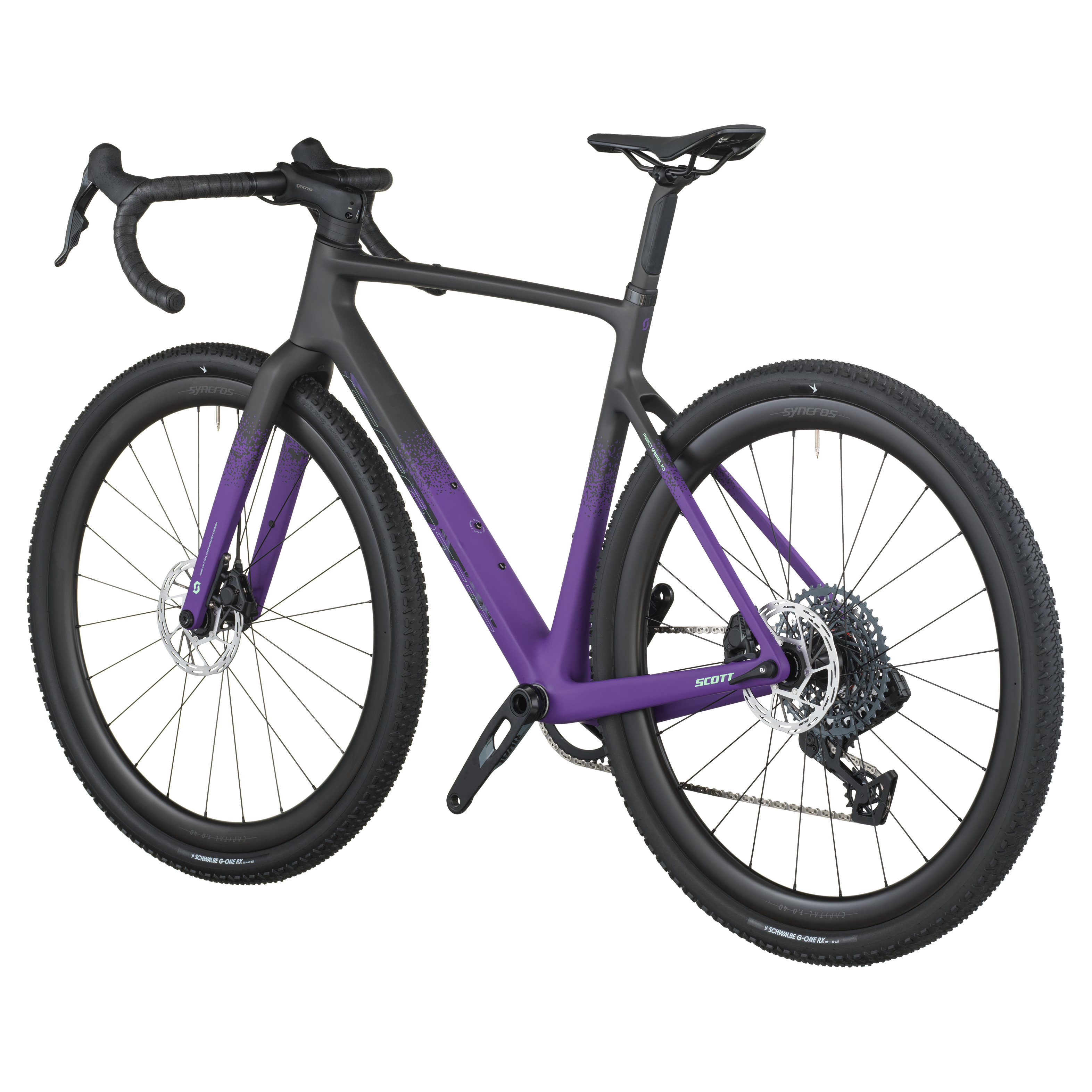 Scott Addict Gravel 20 carbon black/indigo purple (2026)