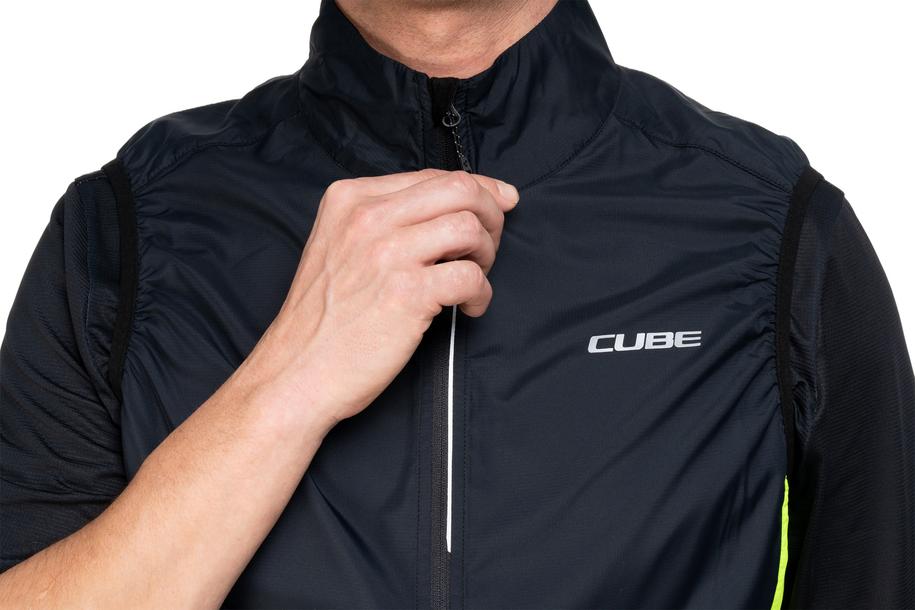 Cube Windweste CMPT black´n´yellow