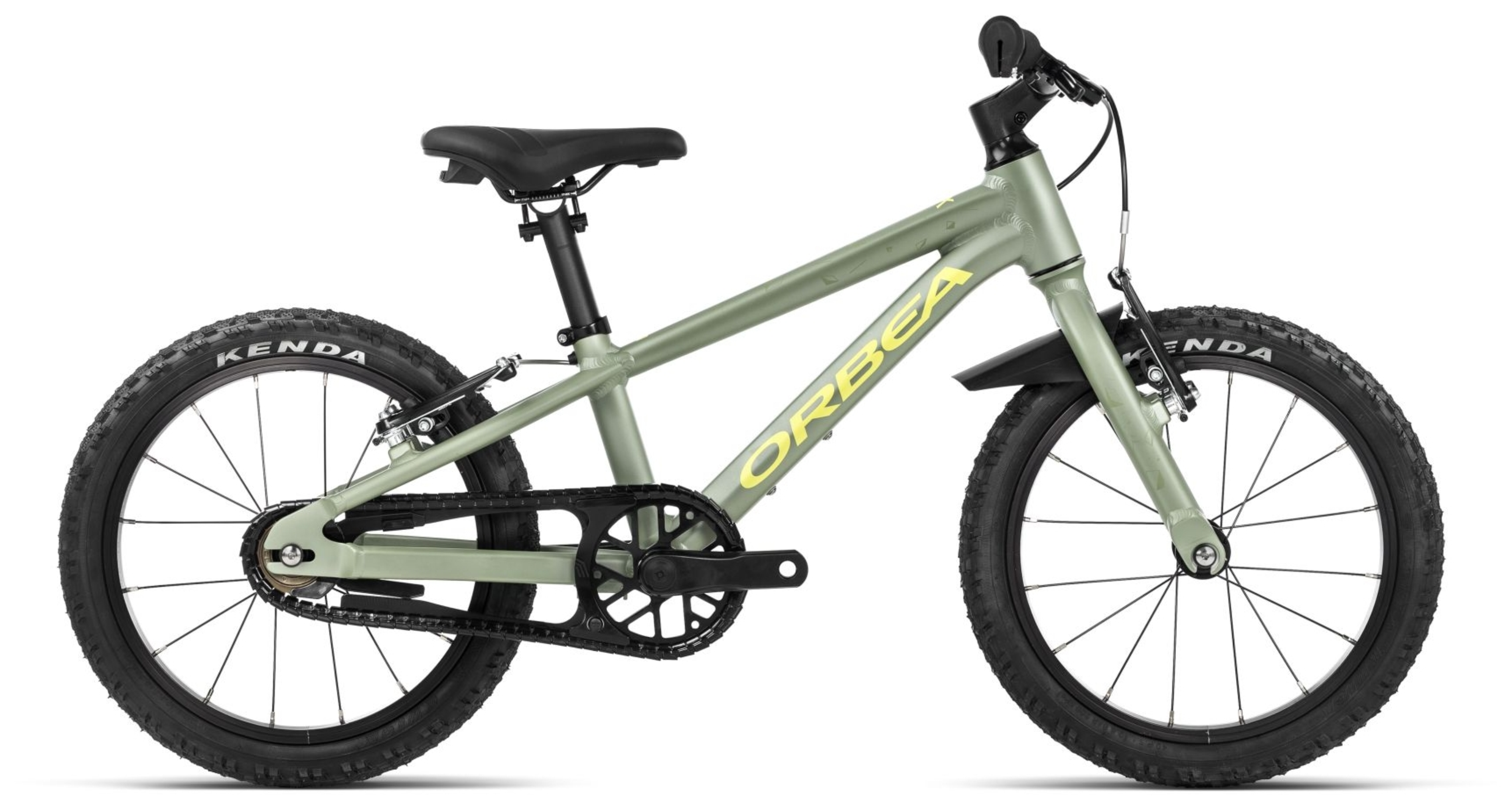 Orbea MX 16 Metallic Green Artichoke (Matt) - Yellow (Matt)