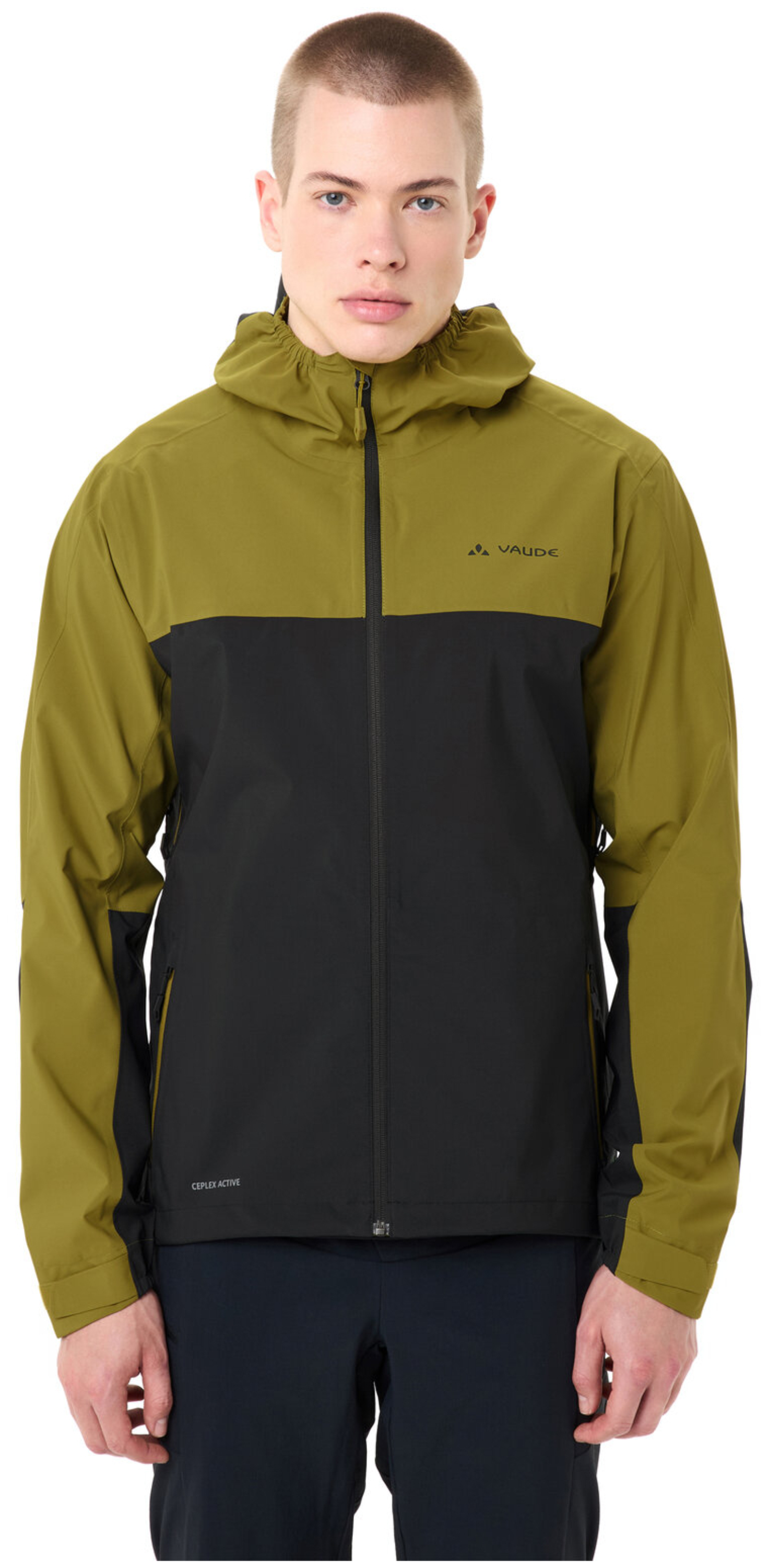 VAUDE Men's Moab Rain Jacket dark leaf