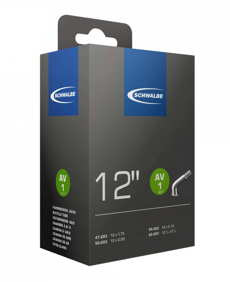 Schwalbe Nr. 1 Schlauch 12" 47-62/203 AV 45°