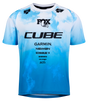 CUBE MTB Trikot ROOKIE X Actionteam kurzarm topas blue