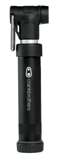 Crankbrothers Gem S Handpumpe inkl. Rahmenhalter  Midnight Editionblack - Minipumpe – aktuelle Variante