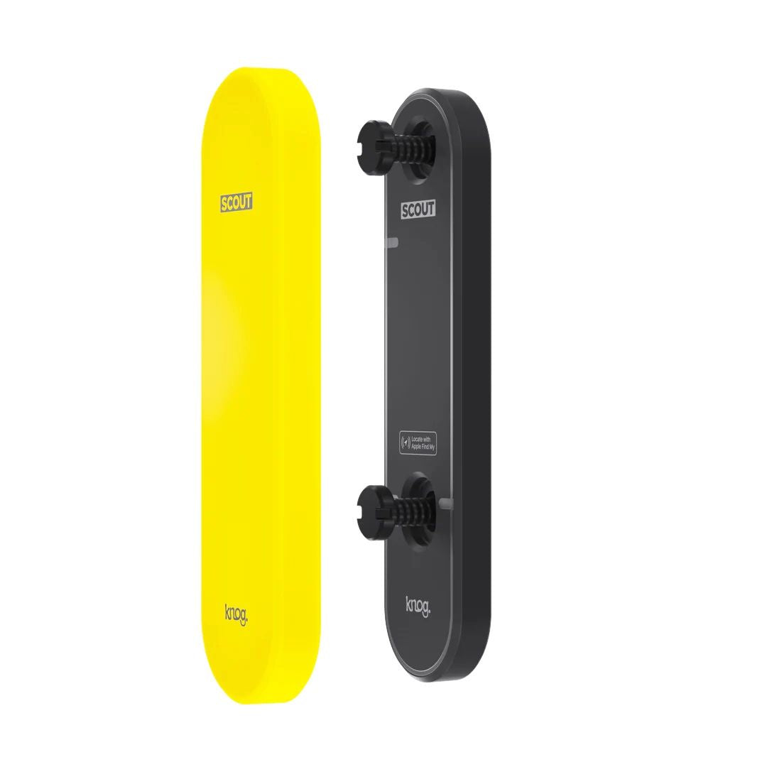 Knog Scout Bike Alarm und Finder black/neon yellow