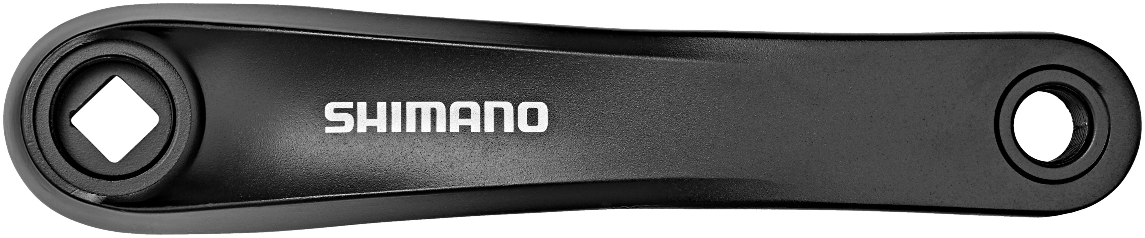 Shimano FC-TY501 Kurbelgarnitur 6/7/8-fach 42-34-24 Zähne mit Kettenschutzring schwarz